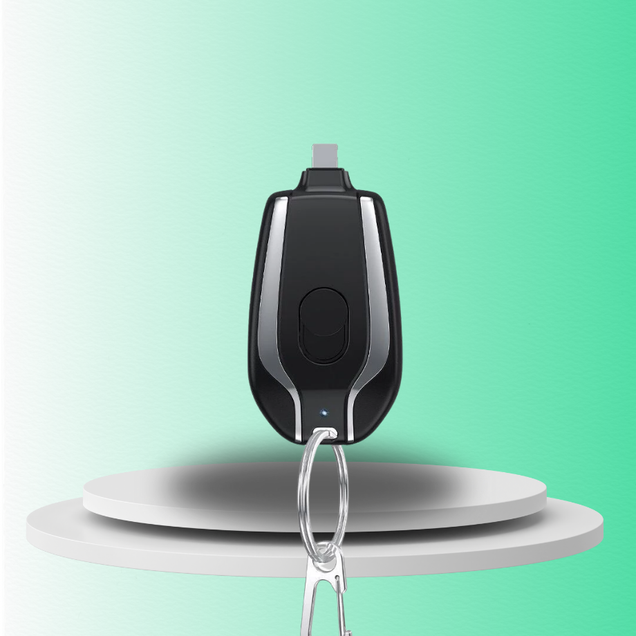 MiniVOLT - Energia de emergência no seu bolso — ou pendurada no seu chaveiro.