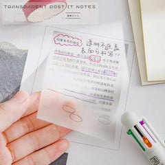 POSTIT TRANSPARENTE 50 UNIDADES