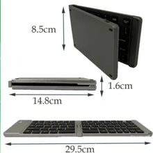 Carregar imagem no visualizador da galeria, Mini Teclado Sem Fio Bluetooth Universal Dobrável Portátil
