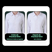 Carregar imagem no visualizador da galeria, PRACTICAL SHIRT – Impecável em minutos, onde quer que esteja
